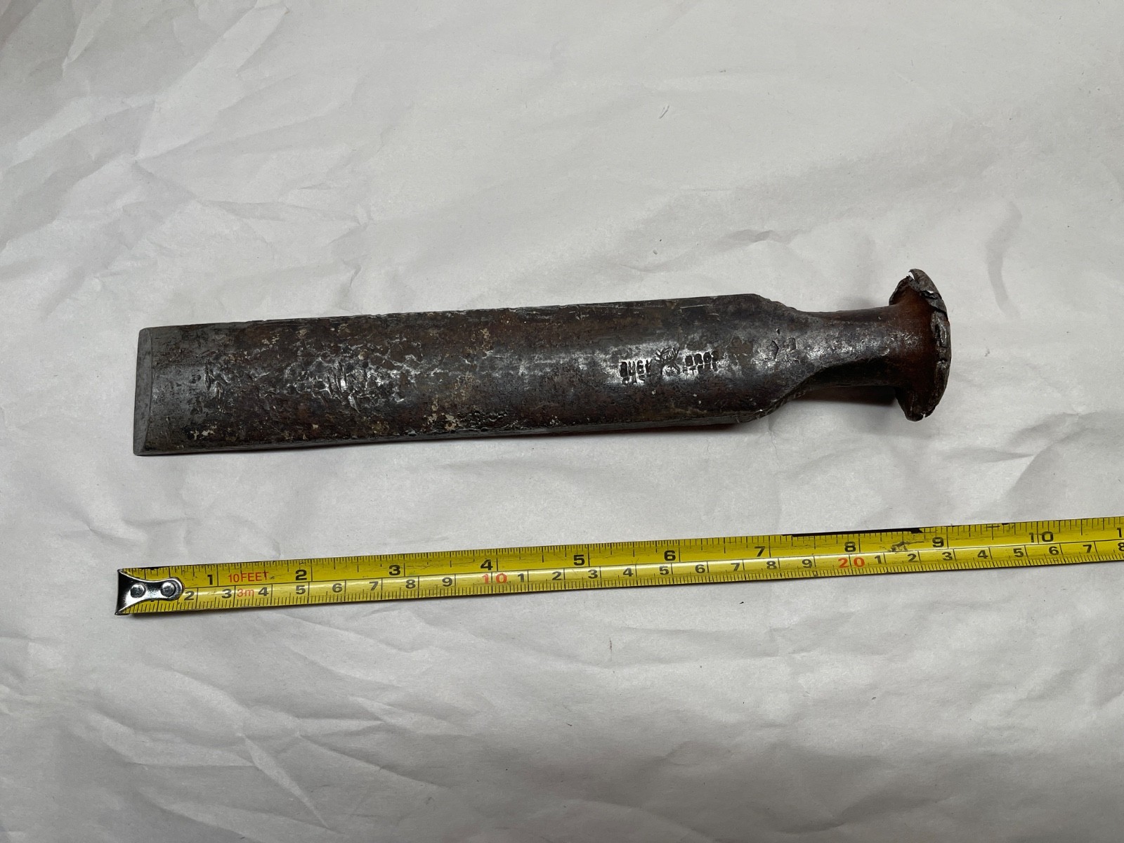Vintage Buck Bros. Brothers 1.5” Wood Chisel Heavy 21.5 oz with Damage