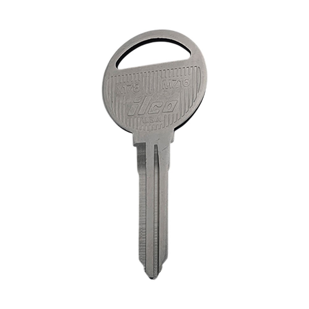 MZ16 / X178 Key Blank Nickel
