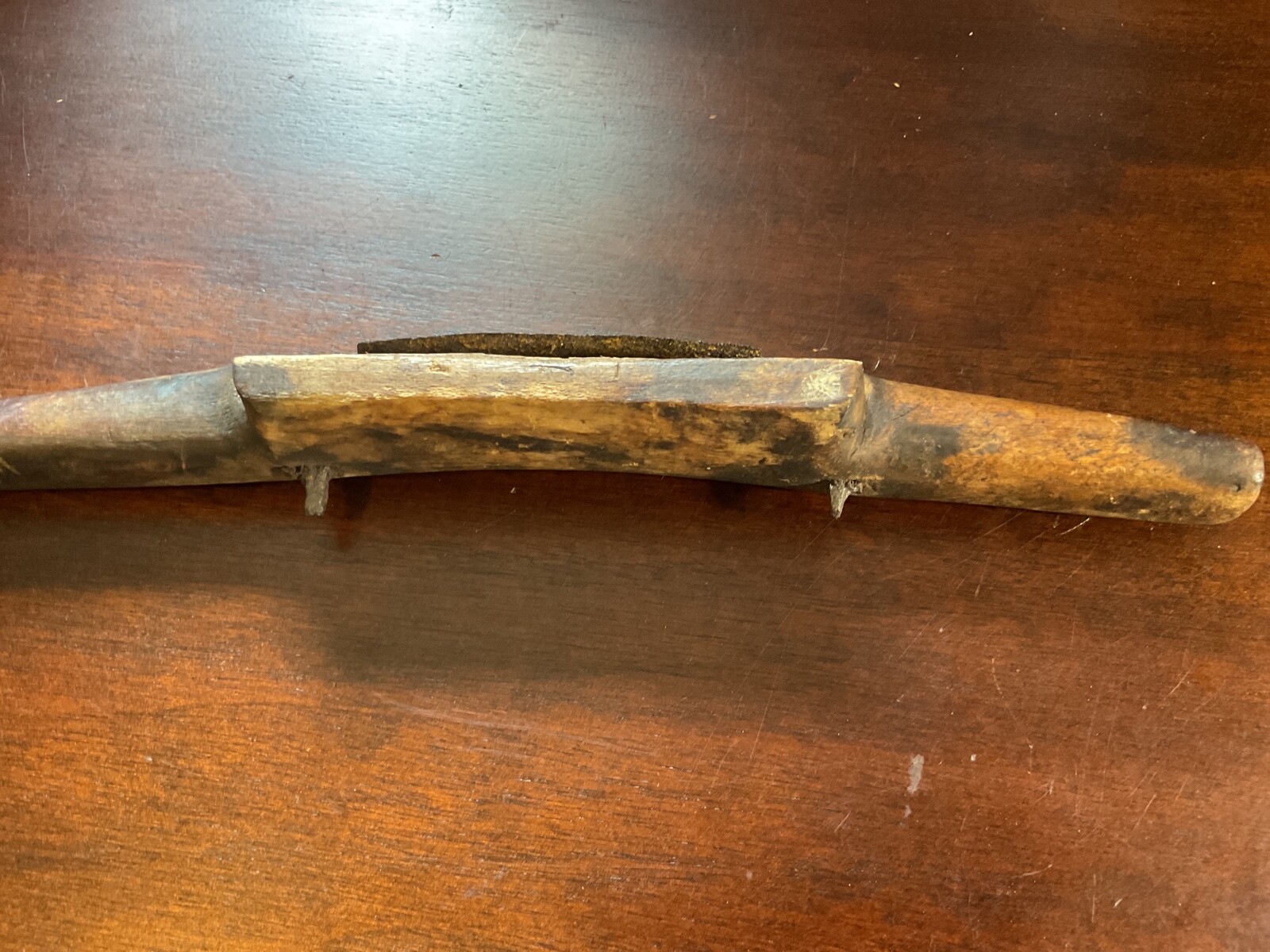Antique Wooden Handle Spokeshave Draw Knife 10” Long -As Found