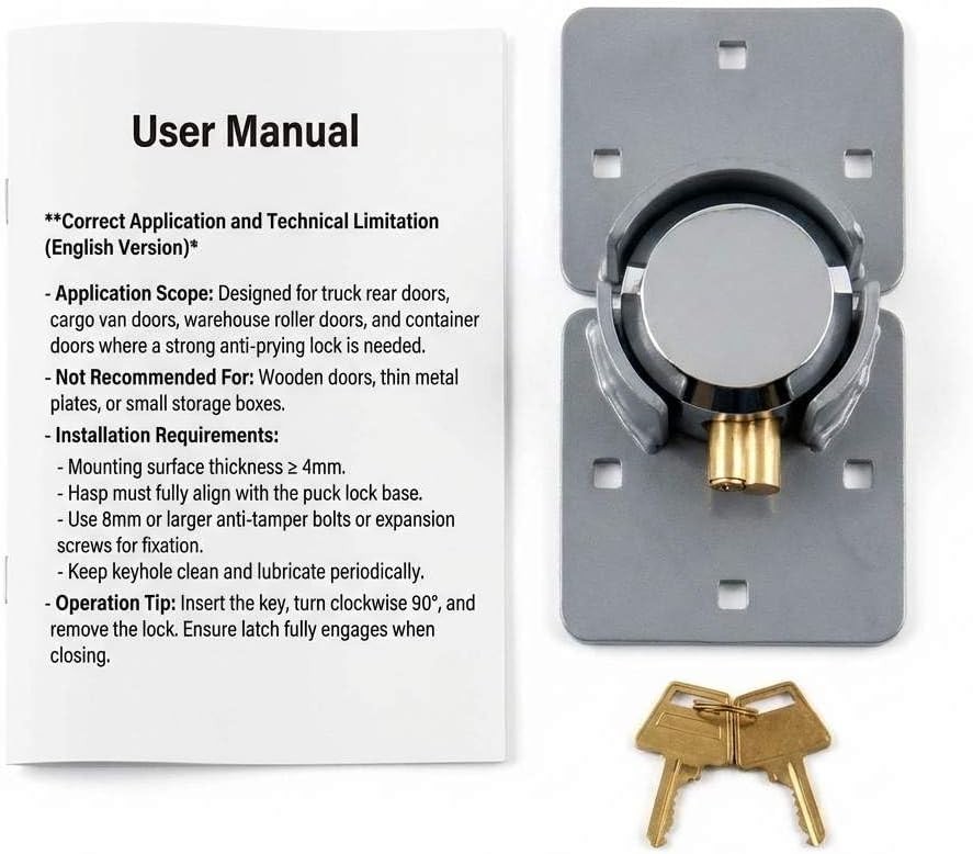 High Security Steel Padlocks with Keys