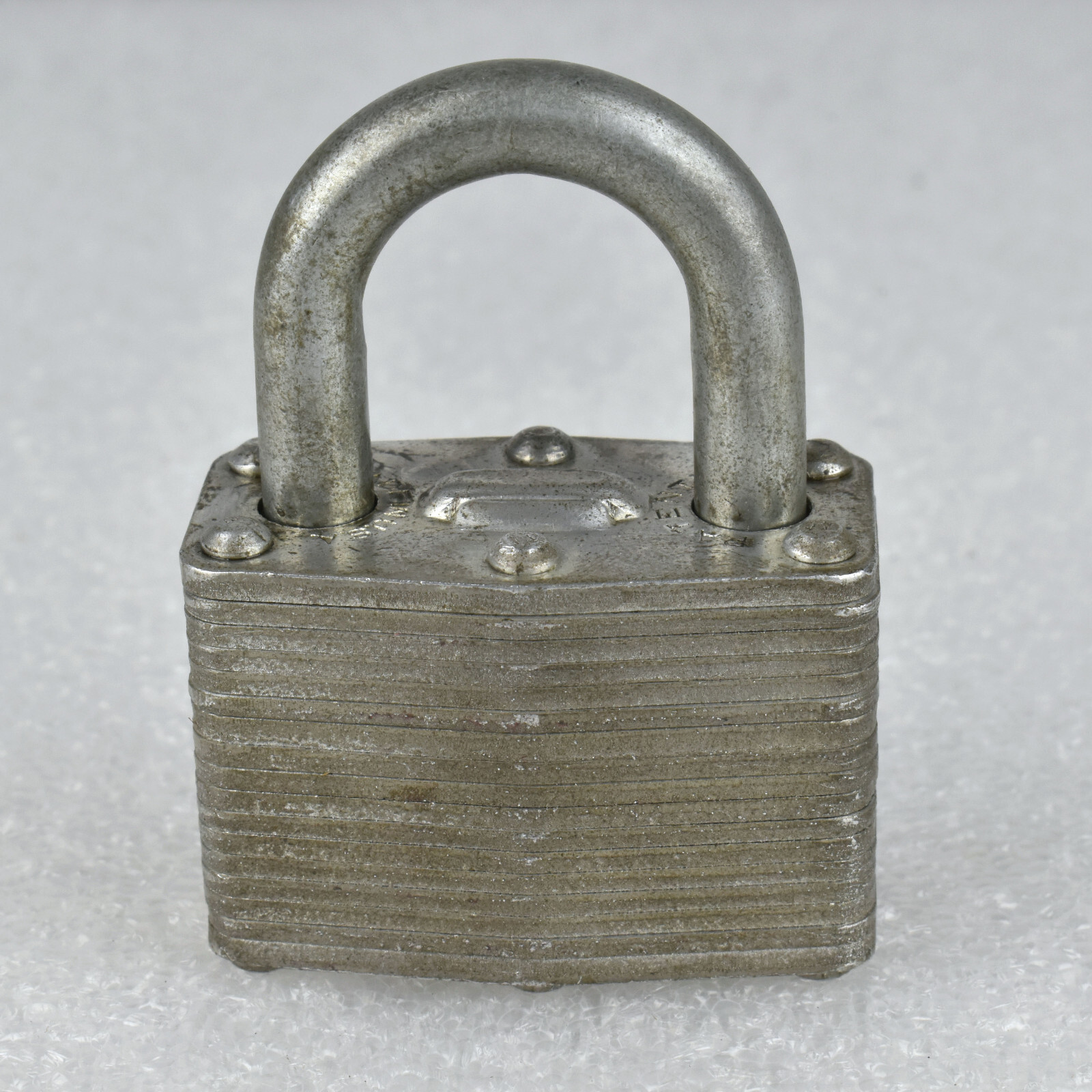 Vintage Master Lock Co Steel Padlock with Key No 255 USA