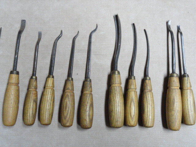 Chisel Set Mostly Addis w/ Cleff Taylor Buck Vintage 60 pc w/ Original Cases