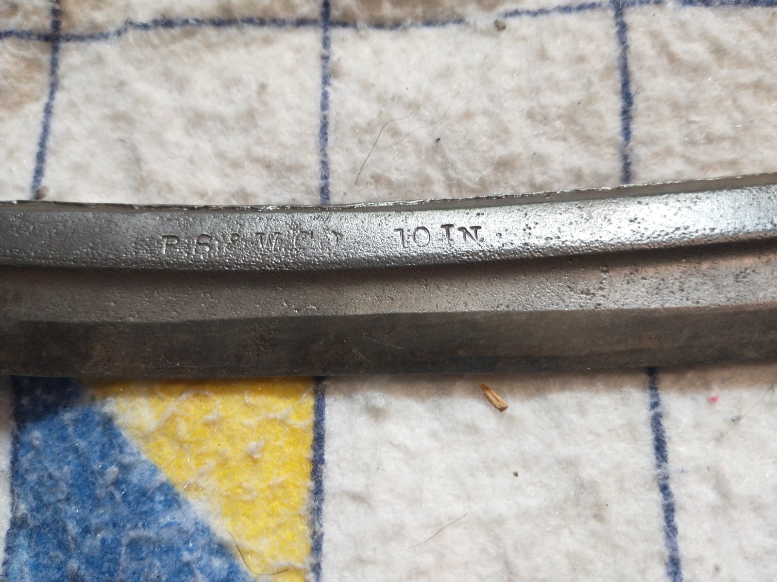 Antique P S & W (Peck Stow & Wilcox) #10 Draw Knife