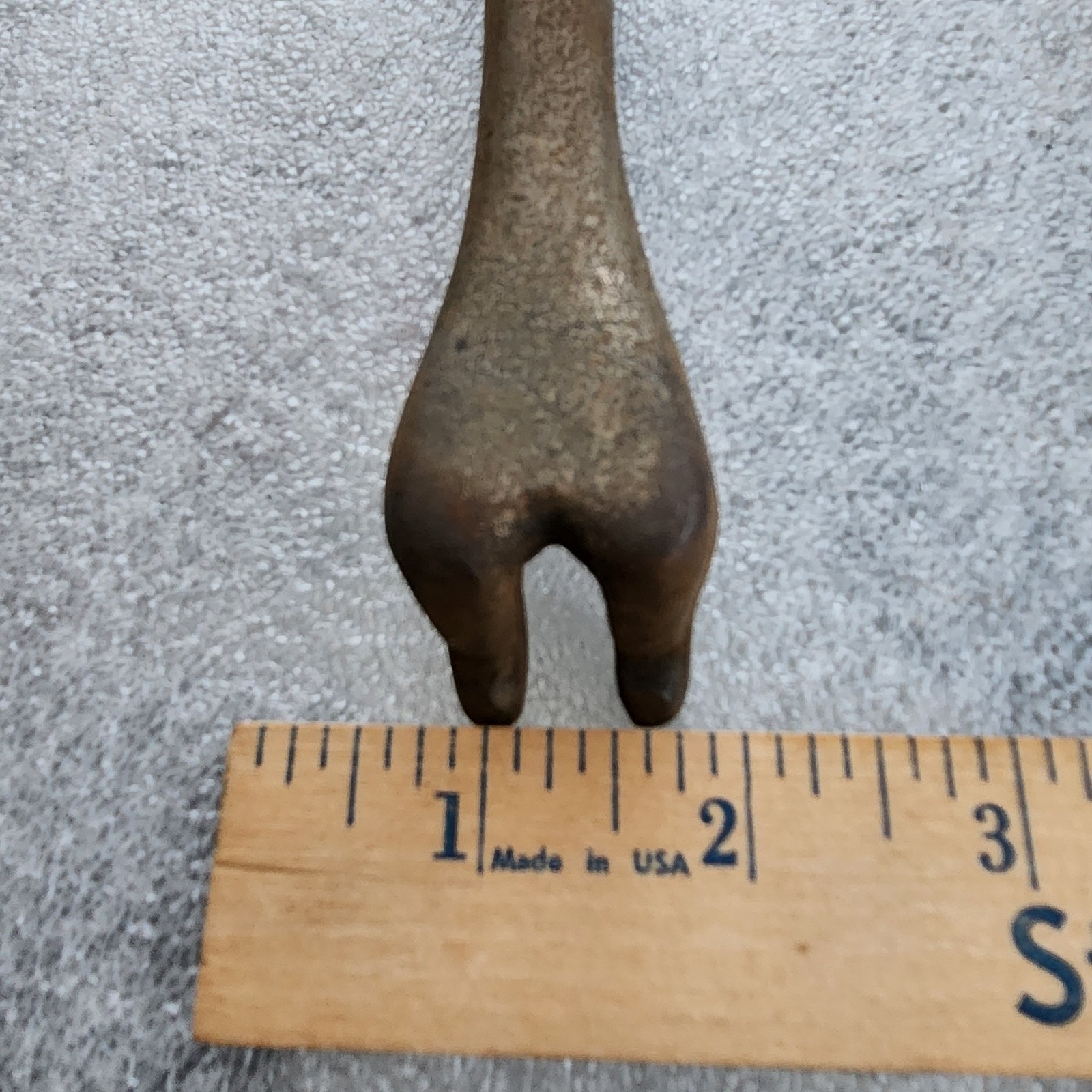 Vintage Double Sided Cast Iron Stove Burner Plate Lifter Handle Stamped – A 12.