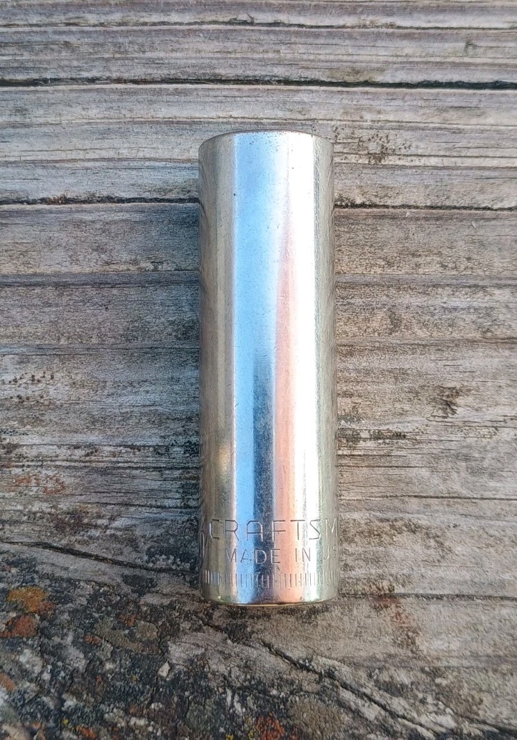 Vintage Craftsman 14mm 6 Point Deep Socket 3/8″ Drive Inverted G 44431 USA