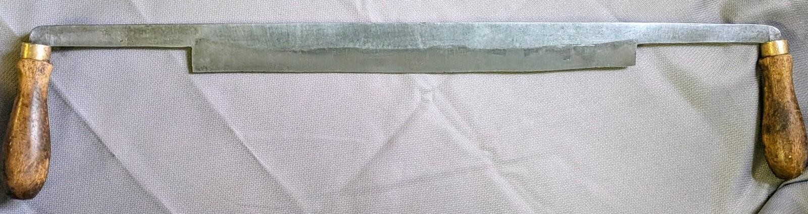 Underhill Boston Edge Tool Co 1800s Forged Ship Mast Draw Knife 30″ & 17″ Blade
