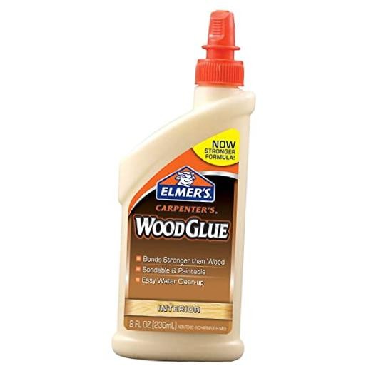 Elmer’s E7010 Carpenter’s Wood Glue – Interior – 8 Ounces – Tan