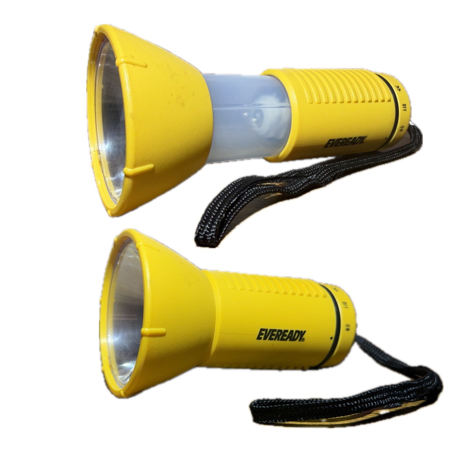 Vintage 1990 Eveready Sport Gear Yellow Flashlight Lantern | Non-Working AS-IS
