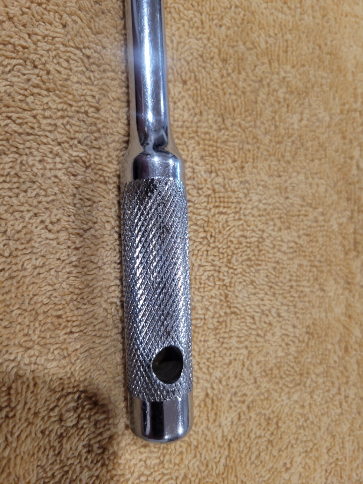 VTG.INDESTRO SUPER 3/8 DRIVE BREAKER BAR #2781 KNURLED HANDLE GREAT CONDITION
