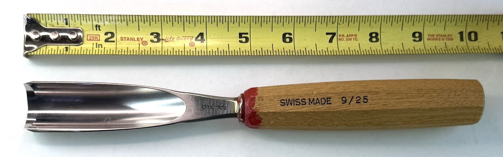 PFEIL Swiss Made 9/25 No.9 Gouge Carving Tool / Woodworking Tool