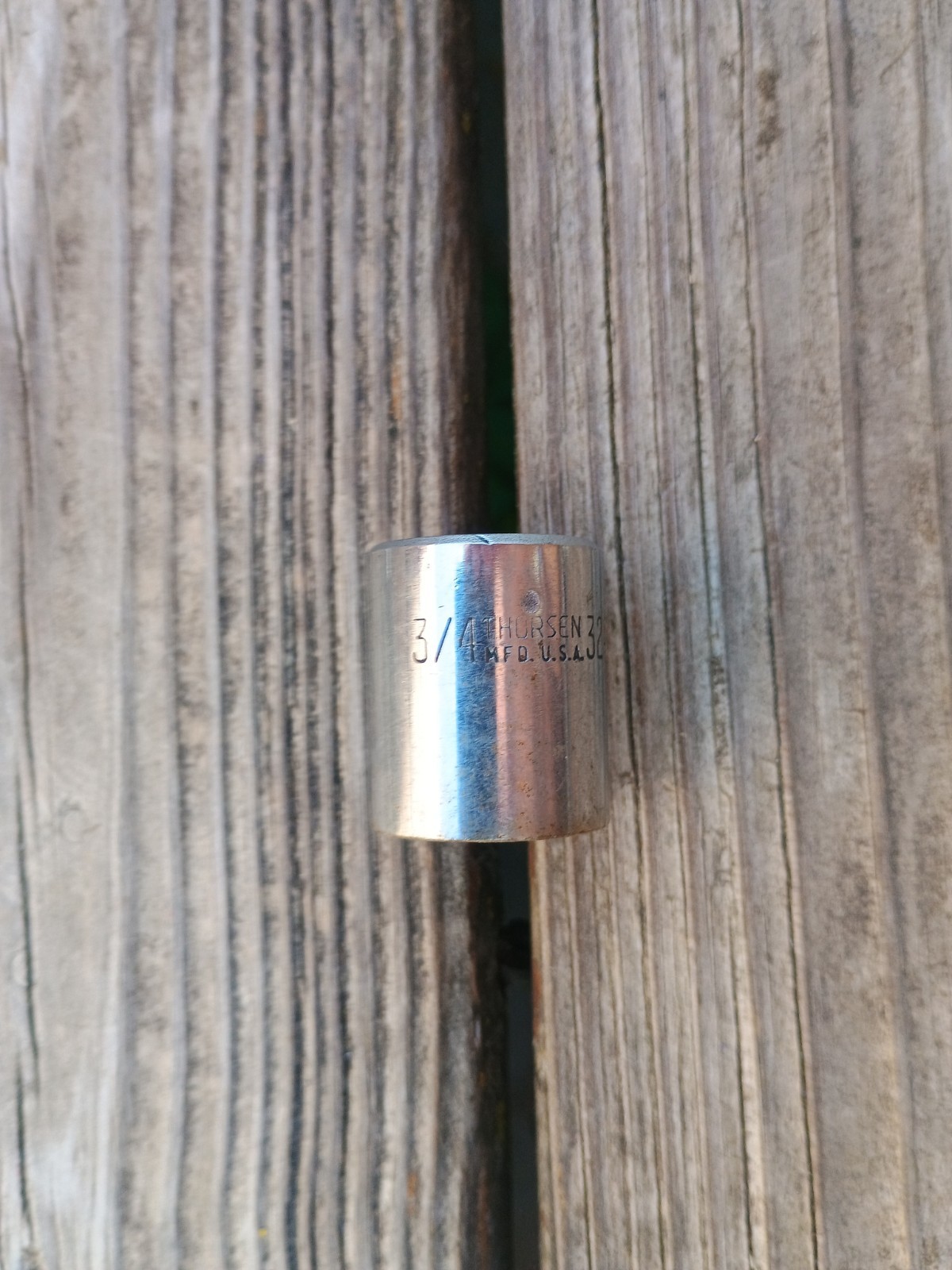 Vintage Thorsen 3/4″ 12 Point Shallow Socket 3/8″ Drive 324 USA