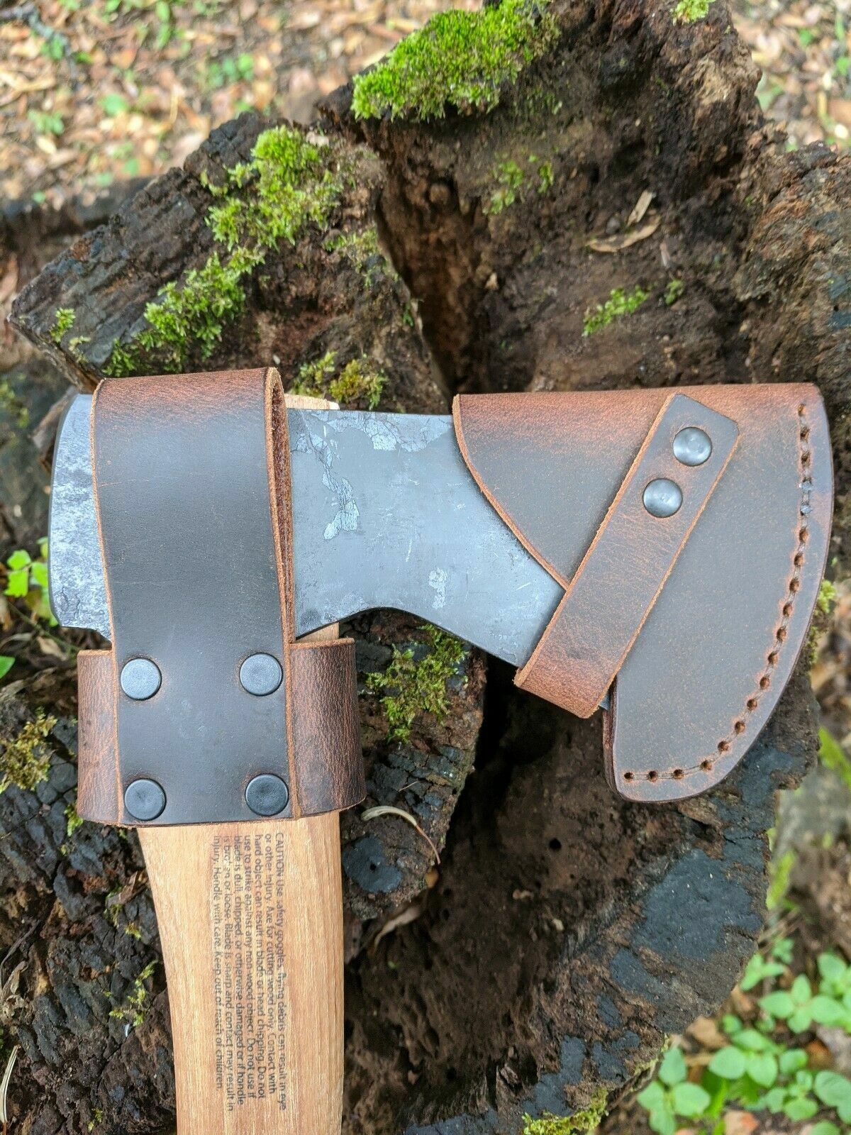 Hults Bruk Aneby Axe Leather Sheath Mask & Holster Set (Axe NOT Included)