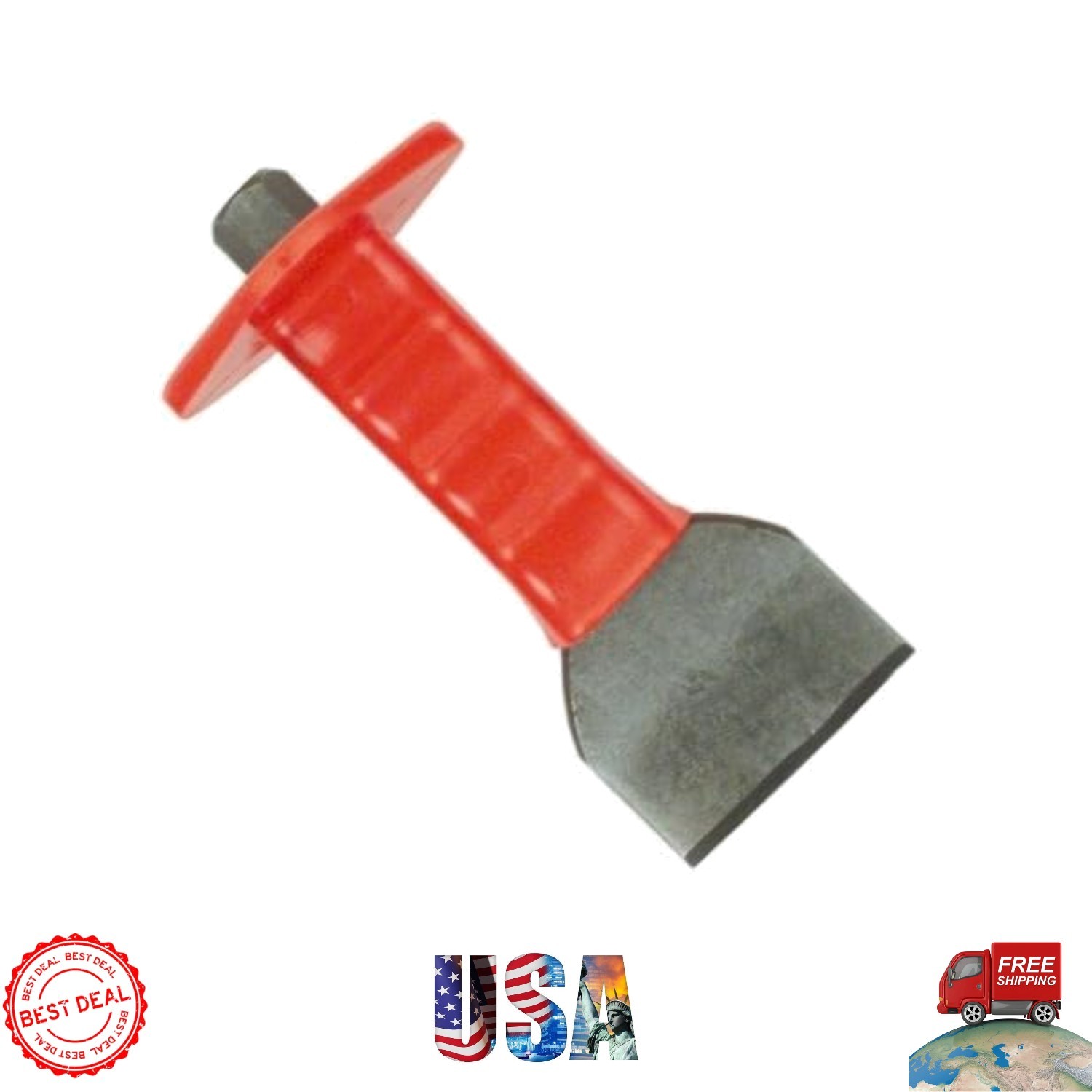 Select 2-1/4-Inch Handguarded Mason Chisel – USA Made for Professional Precision
