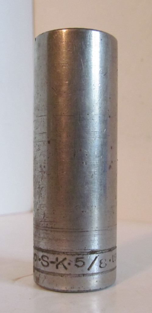 Vintage SK 5/8 SAE 3/8″ Drive 6 Point Deep Socket 40420 USA