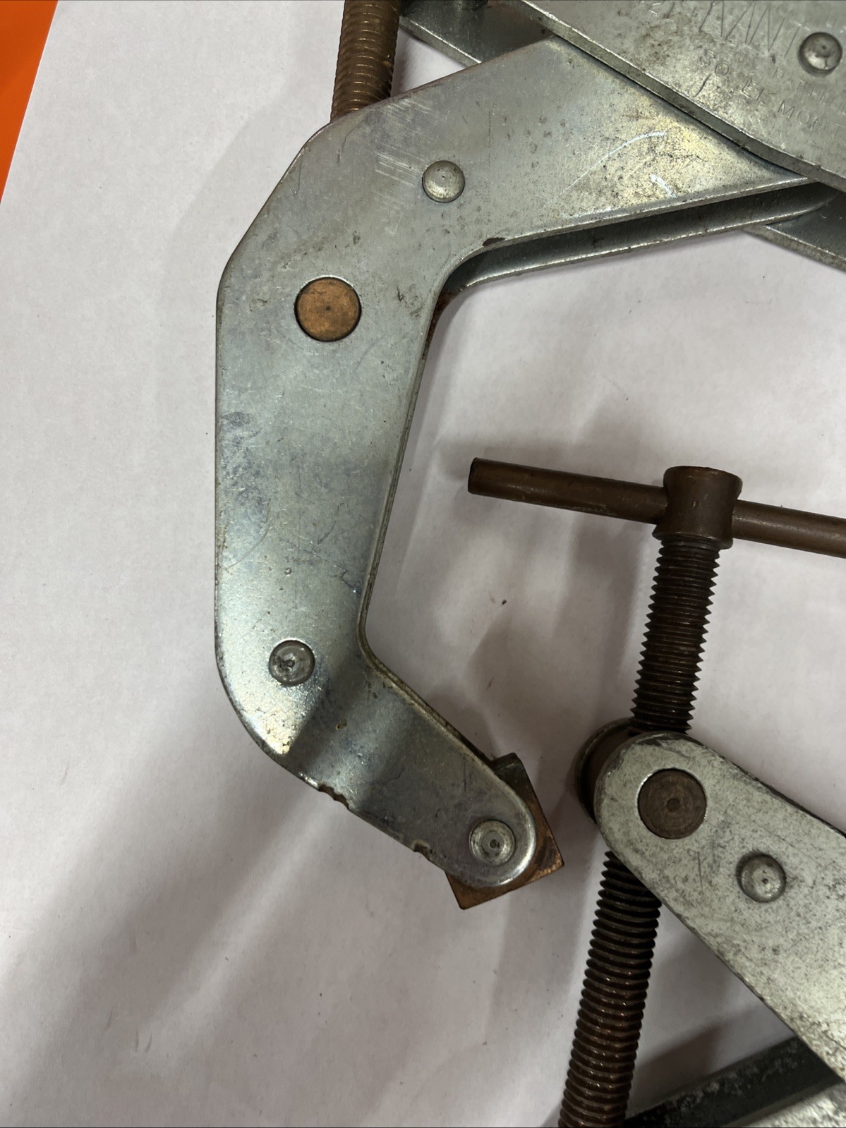 2-Vintage Kant Twist Clamp 6D Welding Clamp Copper Jaw #421 USA BUY IT NOW