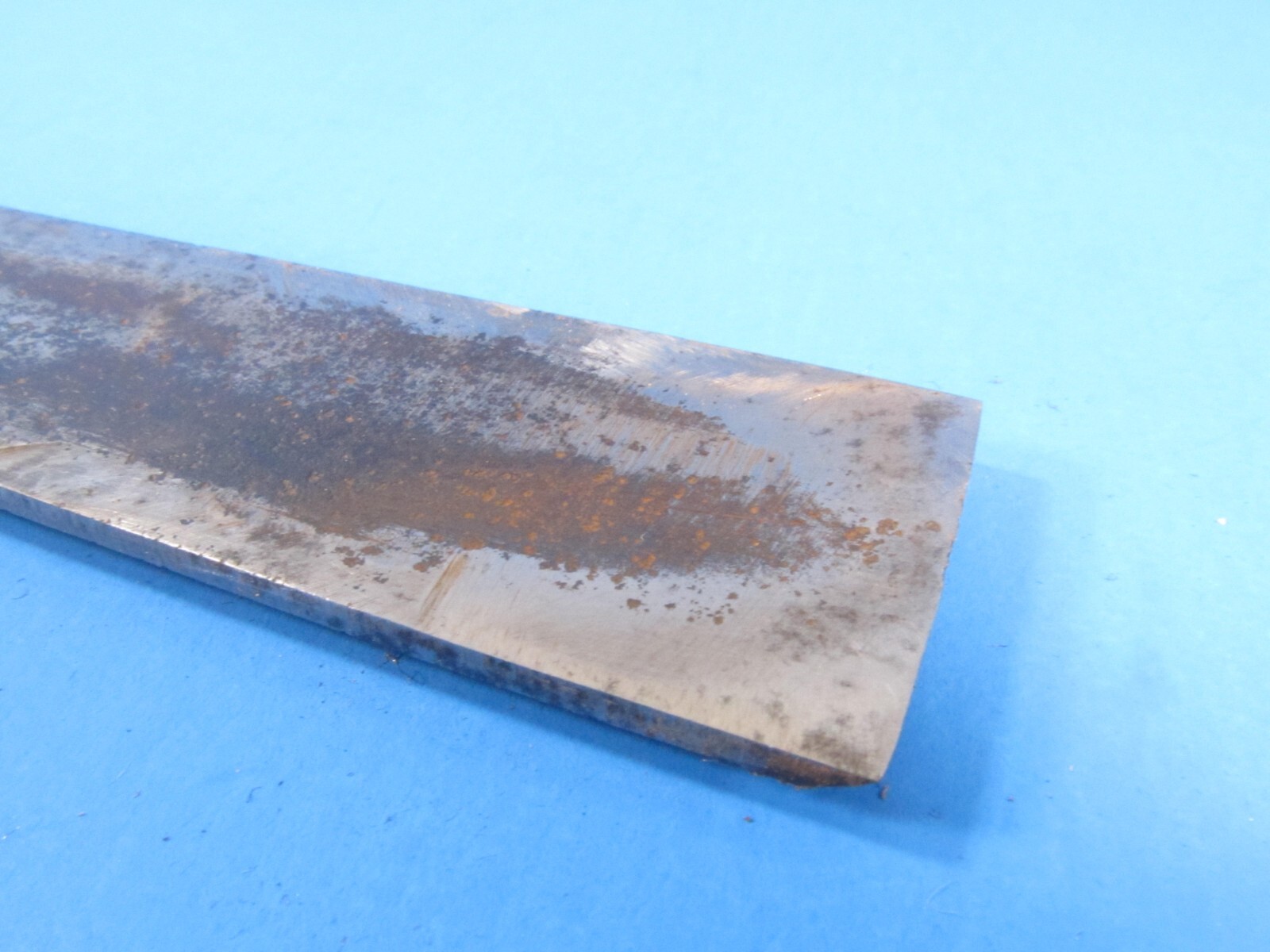 showy small chariot wood plane w/ gunmetal body rosewood wedge marked Colett