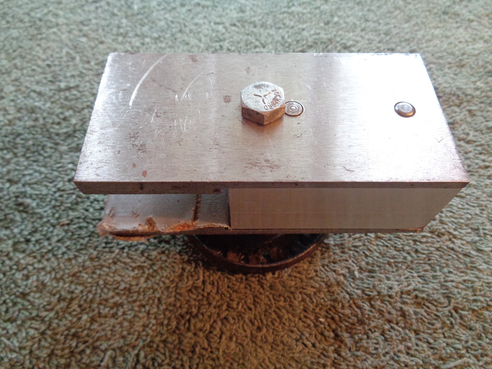 Homemade Doweling Jig Tool Vintage Unusual Woodworking Please Correct If Mistake