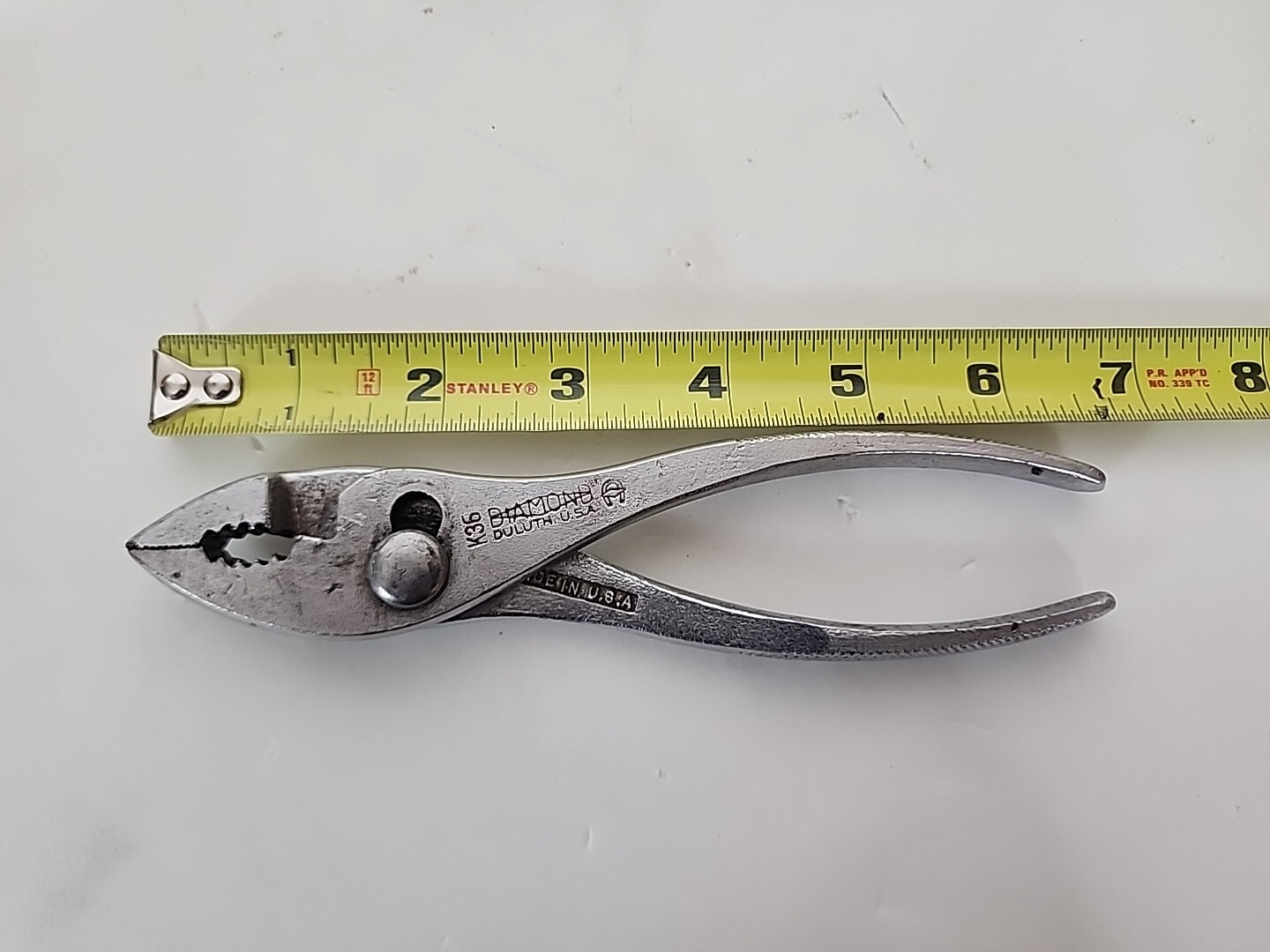 Diamond Duluth 6-1/2″ Pliers K35 Made In USA