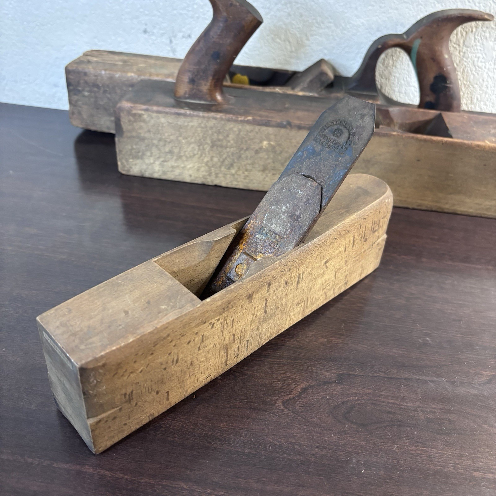 Lot Of Vintage Antique Wooden Hand Planes For Parts/Repair Fuller Williams Ash