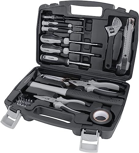 Amazon Basics 32-Piece Home Tool Kit Black/Gray From Japan