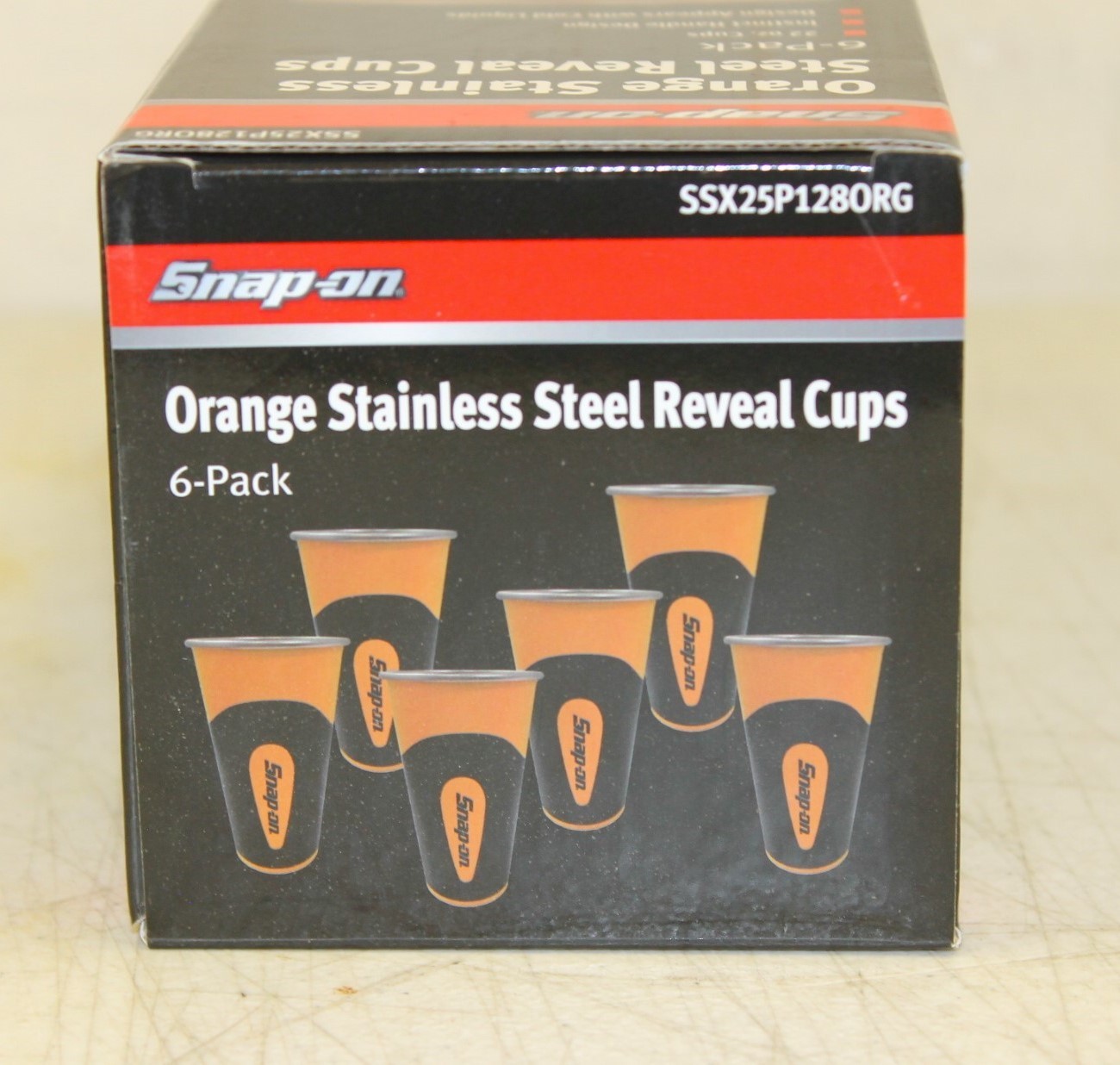 SNAP-ON TOOLS SET OF 6 HI-VIZ STAINLESS REVEAL CUPS SSX25P128HV (56583)