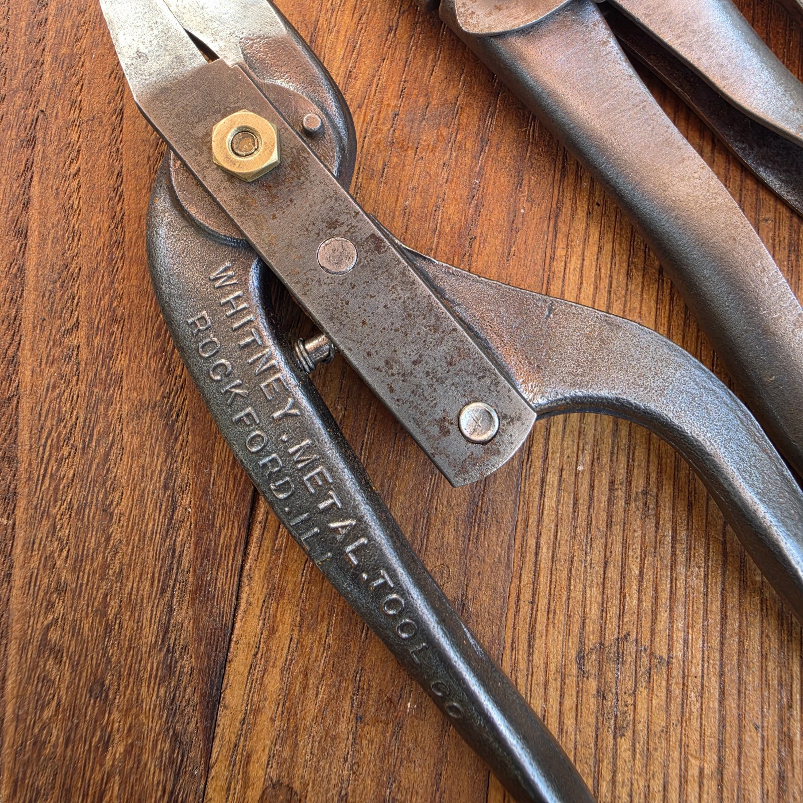 Vintage Shears Sheet Metal Cutter Wiss Craftsman Dunlap Whitney Great Condition