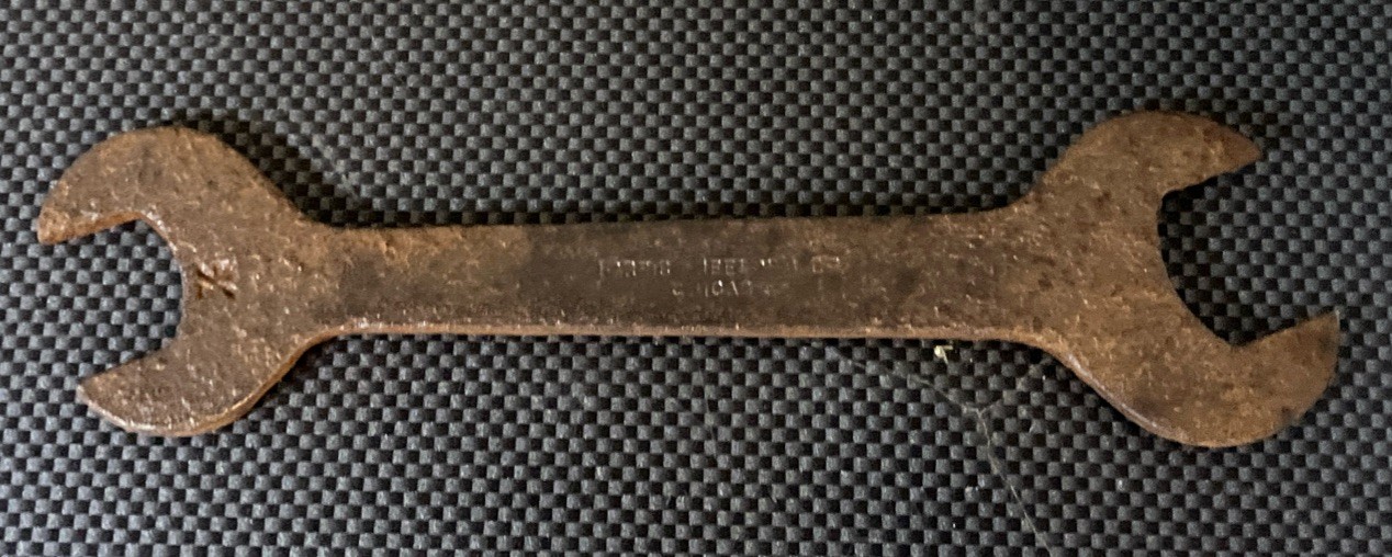 Vintage Harris & Reed Co. Wrench 7/8” And 1” Open Combination