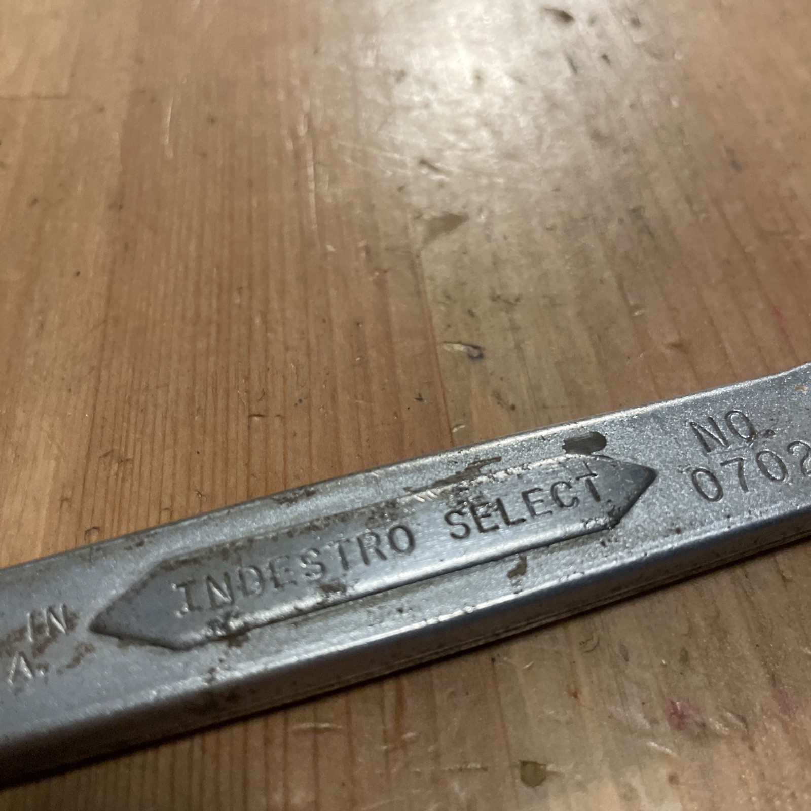 Indestro Select Ratcheting Box Wrench 3/8” And 7/16” No 0702 USA Vintage Tools