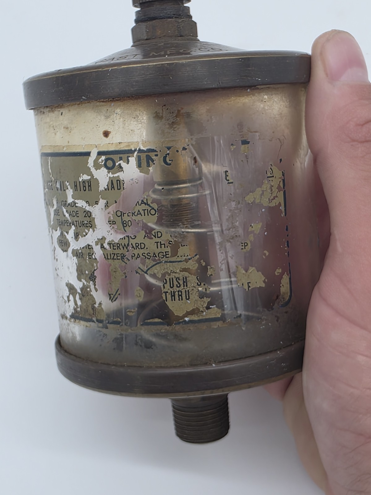 Vintage Gast MFG Co. Pneumatic Oiler Lubricator – Industrial Air Line Equipment