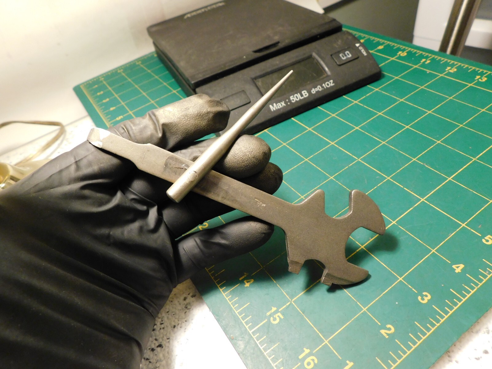 #B-8596-4 Vintage Browning Multi-Wrench with 3337-7 Pin Punch