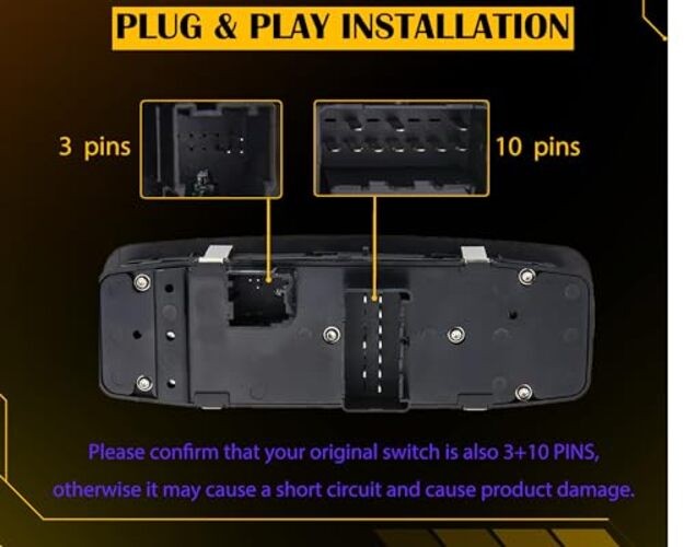 Master Power Window Switch for Ram 1500, Ram 2500, Ram