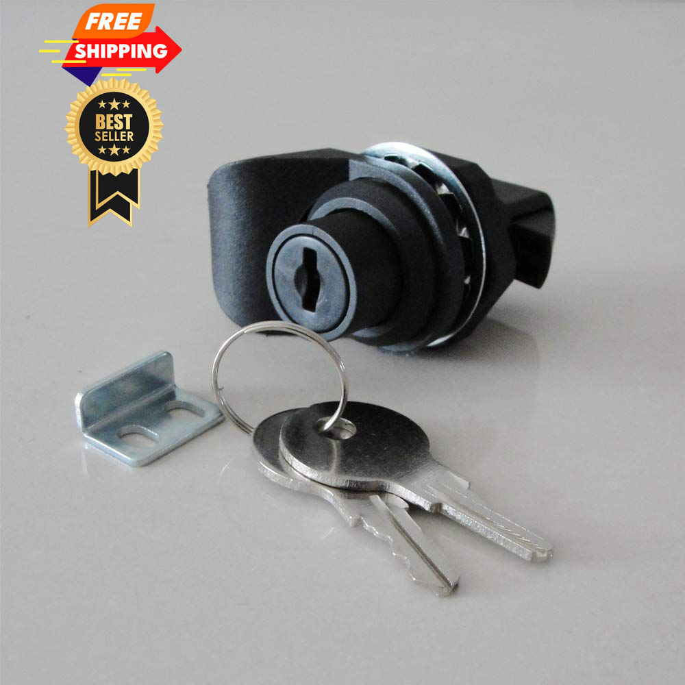 WJSKDQ SZYNLIF Push Button Latch Locks Key Alike for Marine Boat Tool Black