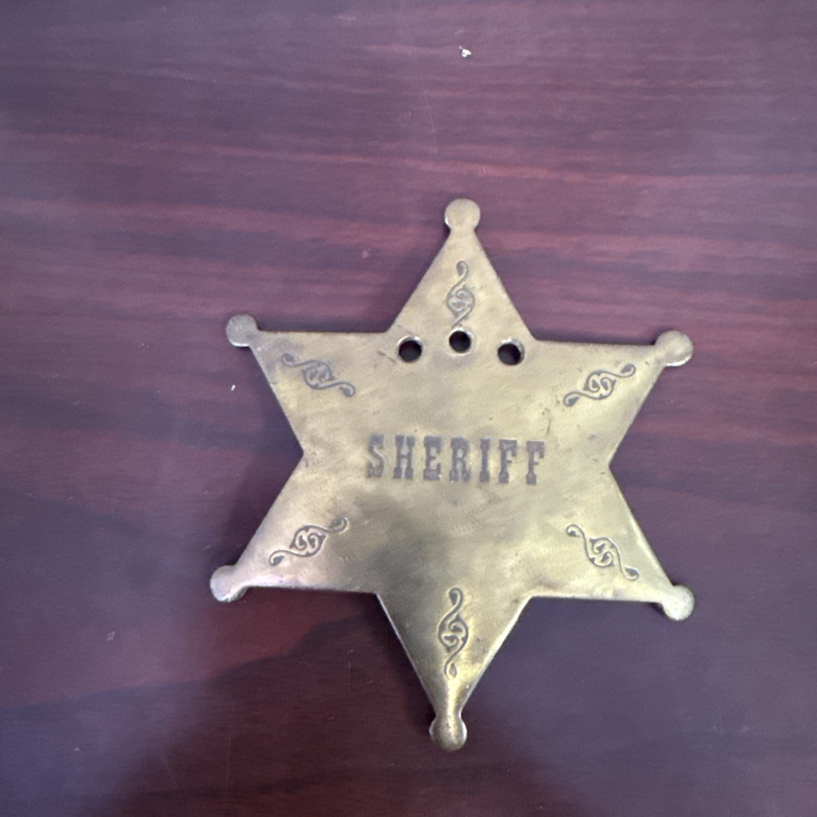Historical Old Western Brass Sheriff Badge