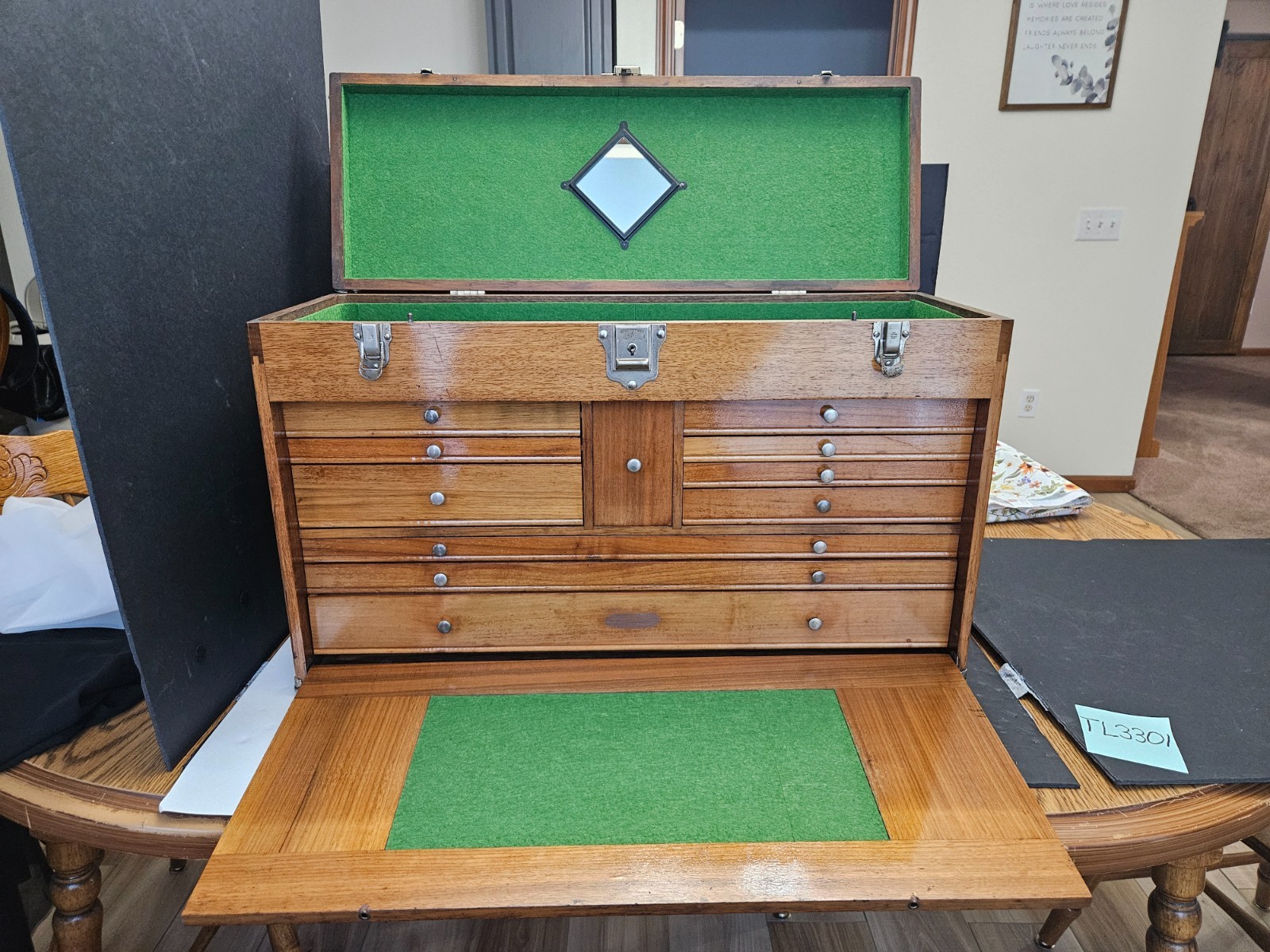 VTG H. GERSTNER & SONS #052 11 DRAWER MACHINIST TOOLCHEST NO KEY USA (TL3301)