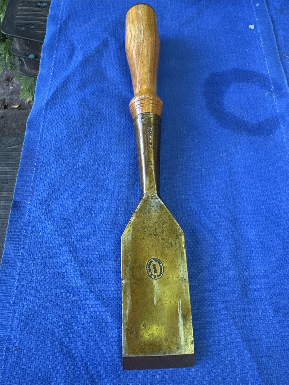 Vintage Antique D.R. Barton 1832 Bench 2” Wood Chisel 12 5/8” Long