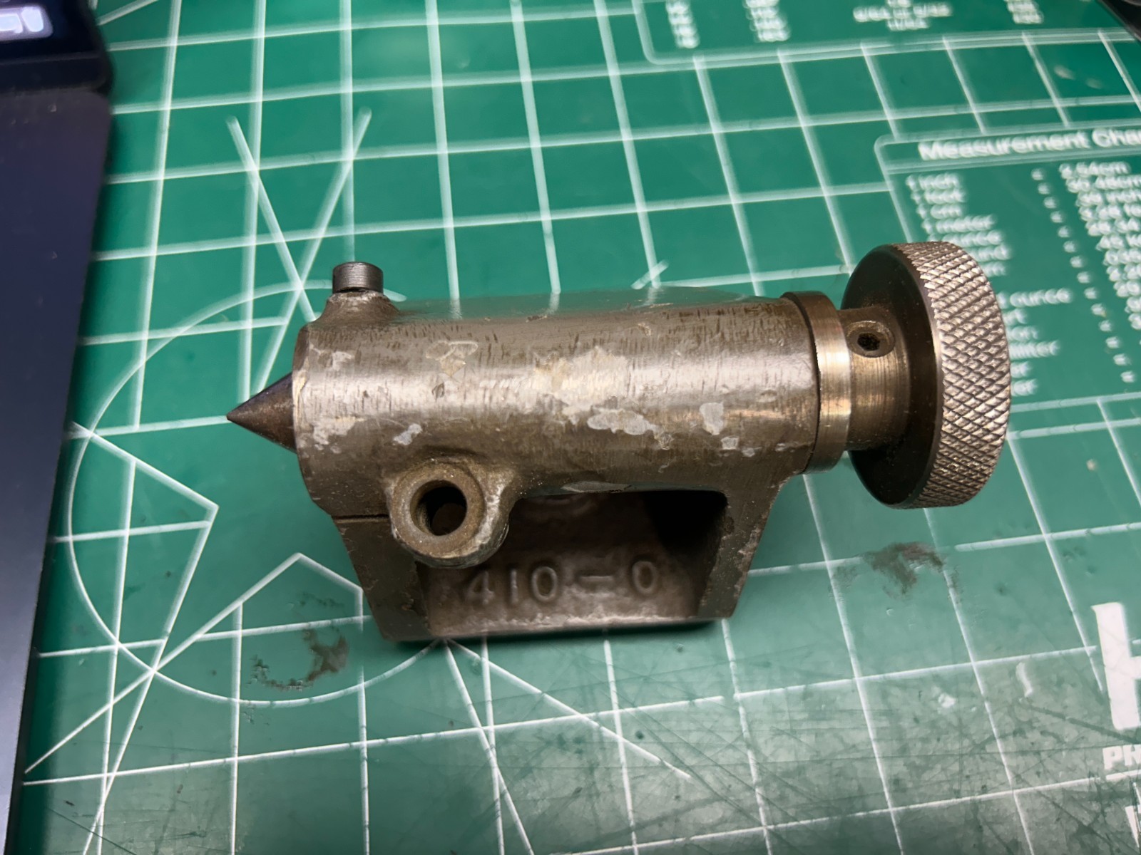 MACHINIST HmGlcB LATHE MILL Machinist Small Micro Tail Stock No. 410 – 0