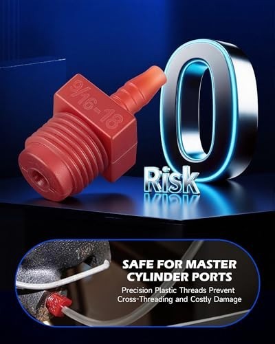 Orion Motor Tech Master Cylinder Bleeder Kit Compatible with 14151, 31pc Complet