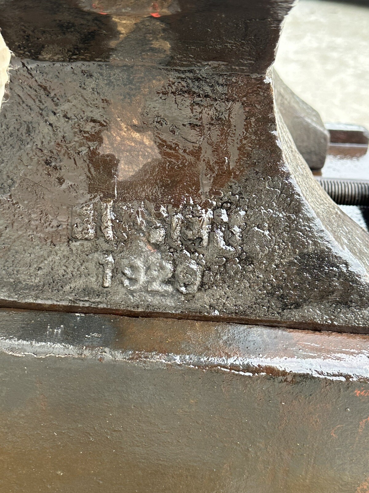 Fisher & Norris 1929 Anvil 32.5Stand =268 Lbs ( Colt Firearms Anvil= 468 Lbs