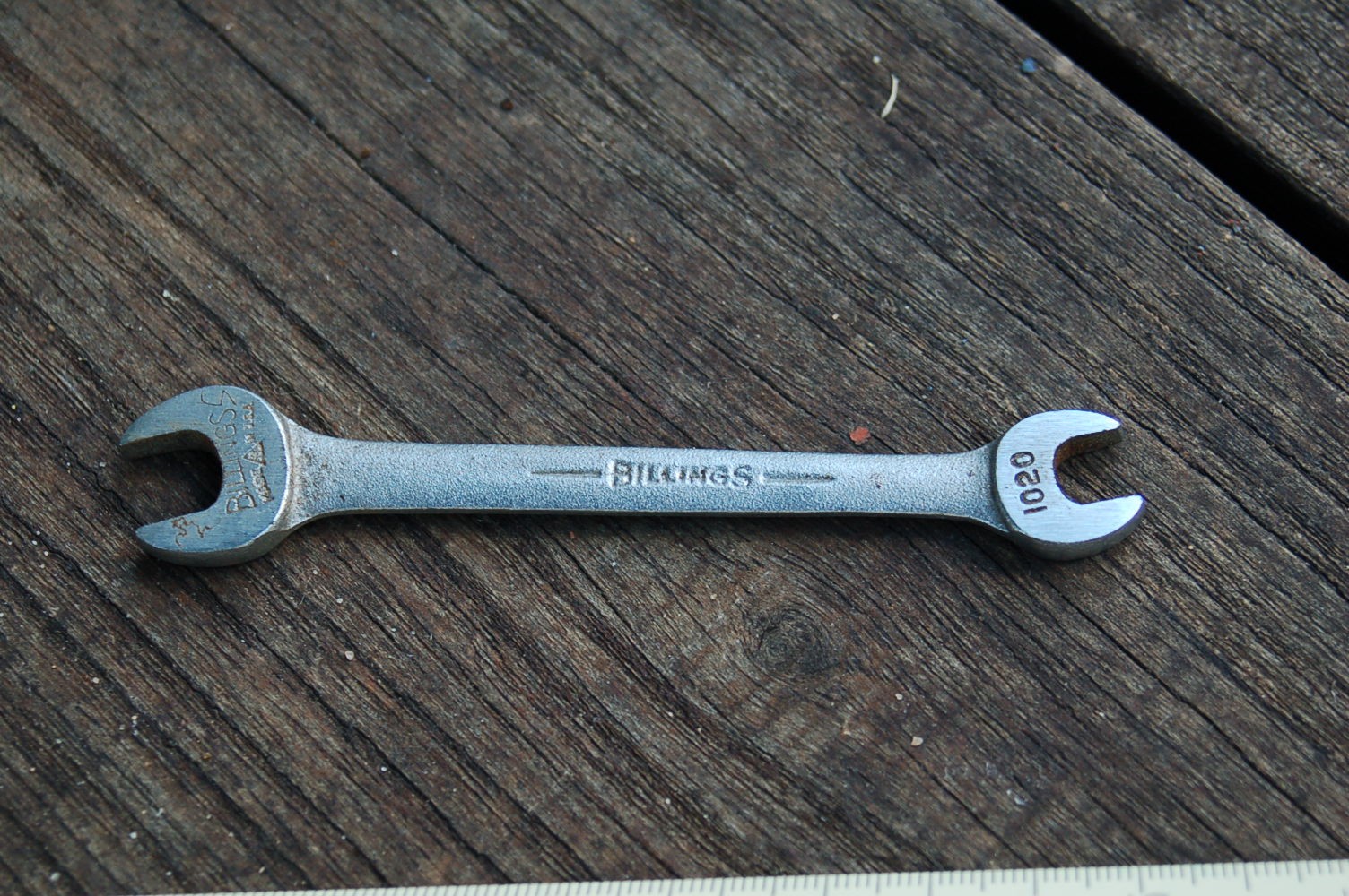 1960s Vintage BILLINGS – Vitalloy 1/4″ & 5/16″ Ignition Open End Wrench 1020 USA