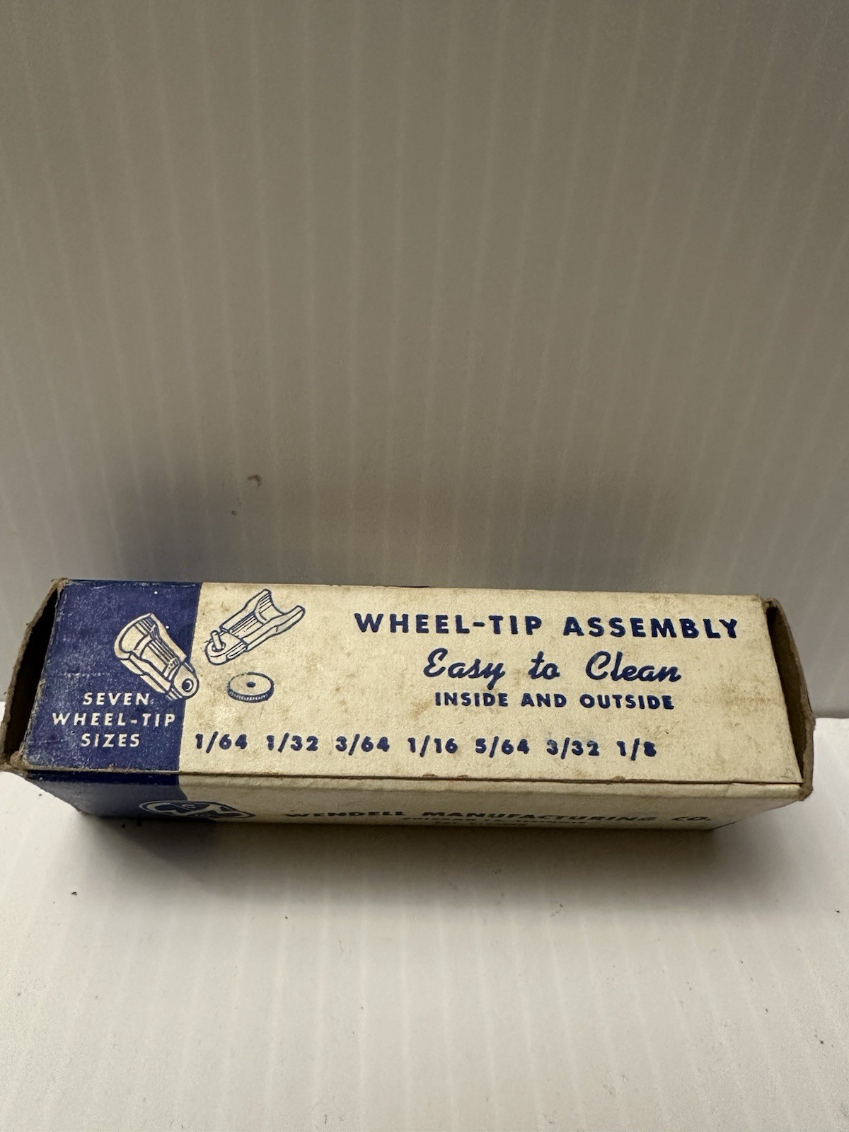 VTG Wendell Glass Metal Paint Pinstripe Tool applicator Patent No 2122858/DWK183