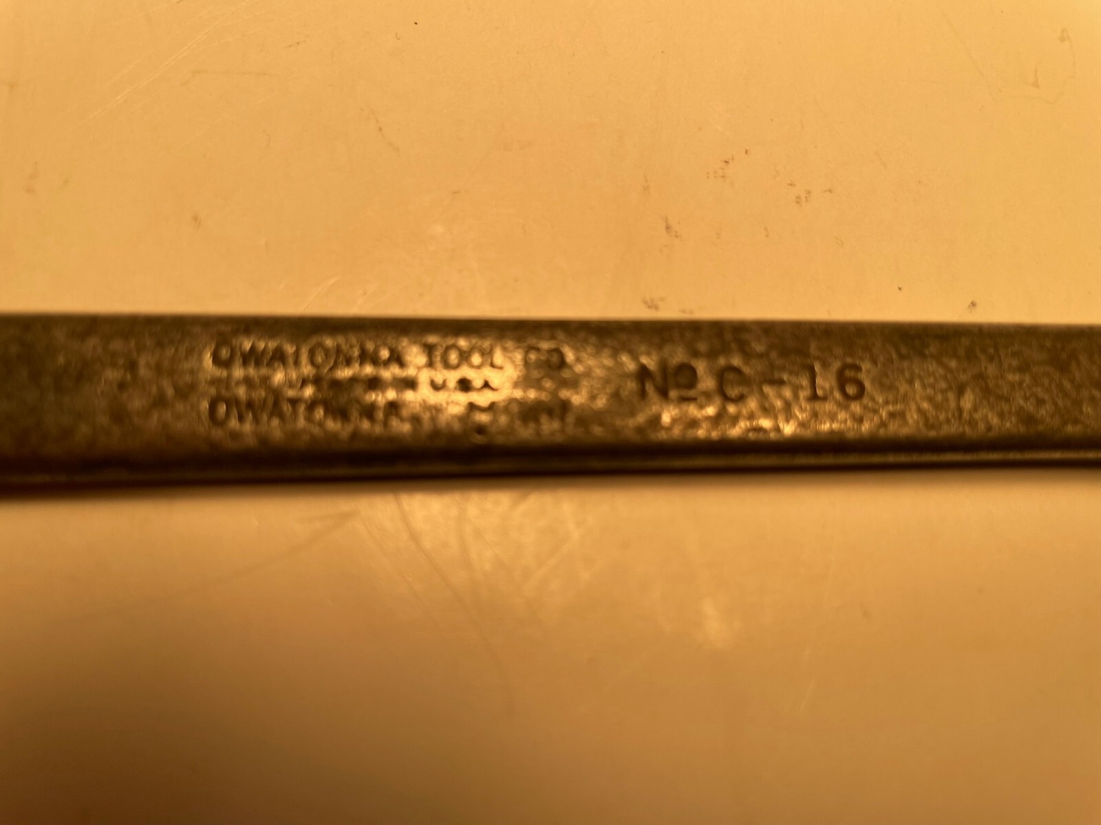 Vintage Owatonna Tool Co. No. C-16 Wrench Owatonna, Minn. 1/2″