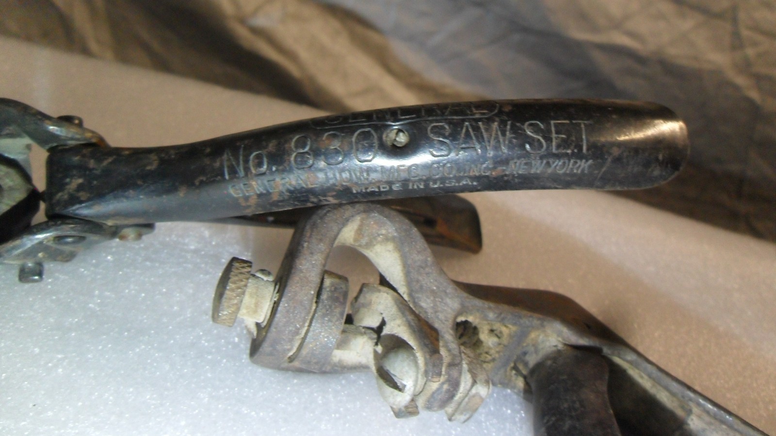 Lot of 4 Vintage Morrill’s General 830 Saw Set Pistol Grip Made In USA