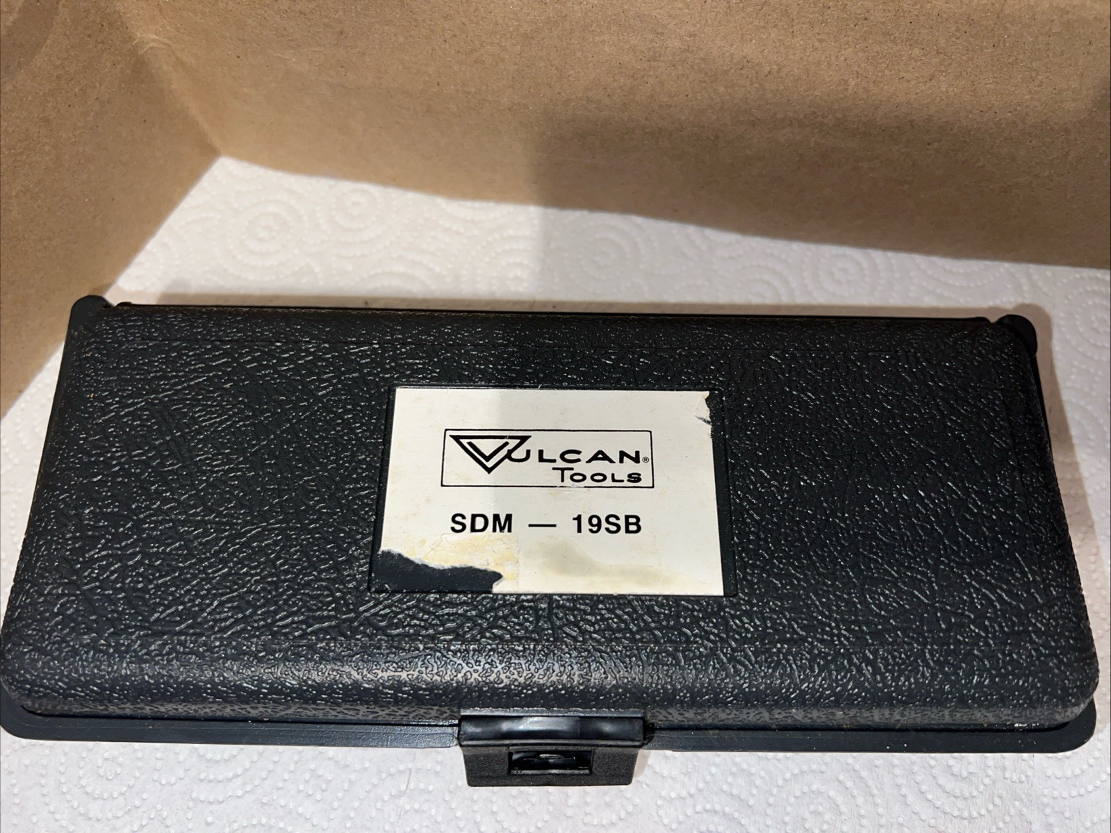 NOS VINTAGE VULCAN TOOLS 20 PIECE MAGNETIC SCREWDRIVER & BIT SET WITH CASE USA