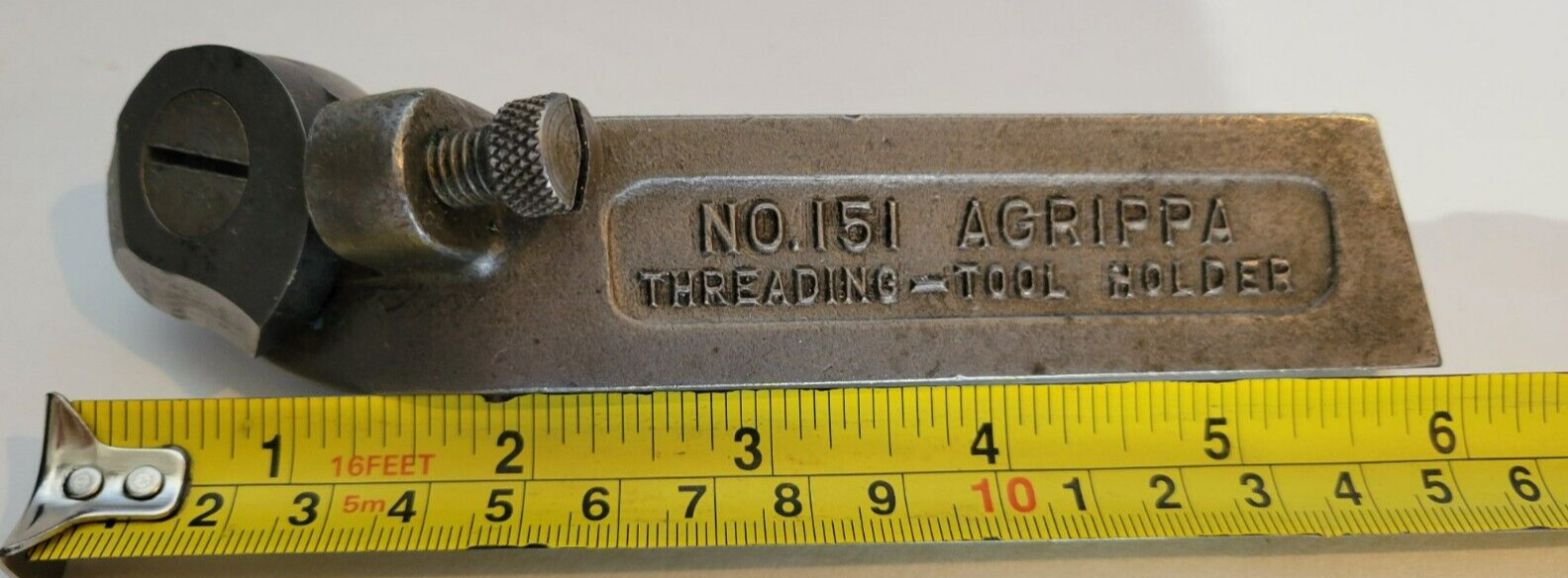 J. H. Williams & Co No. 151 Agrippa Threading Tool Holder Drop Forged VTG USA