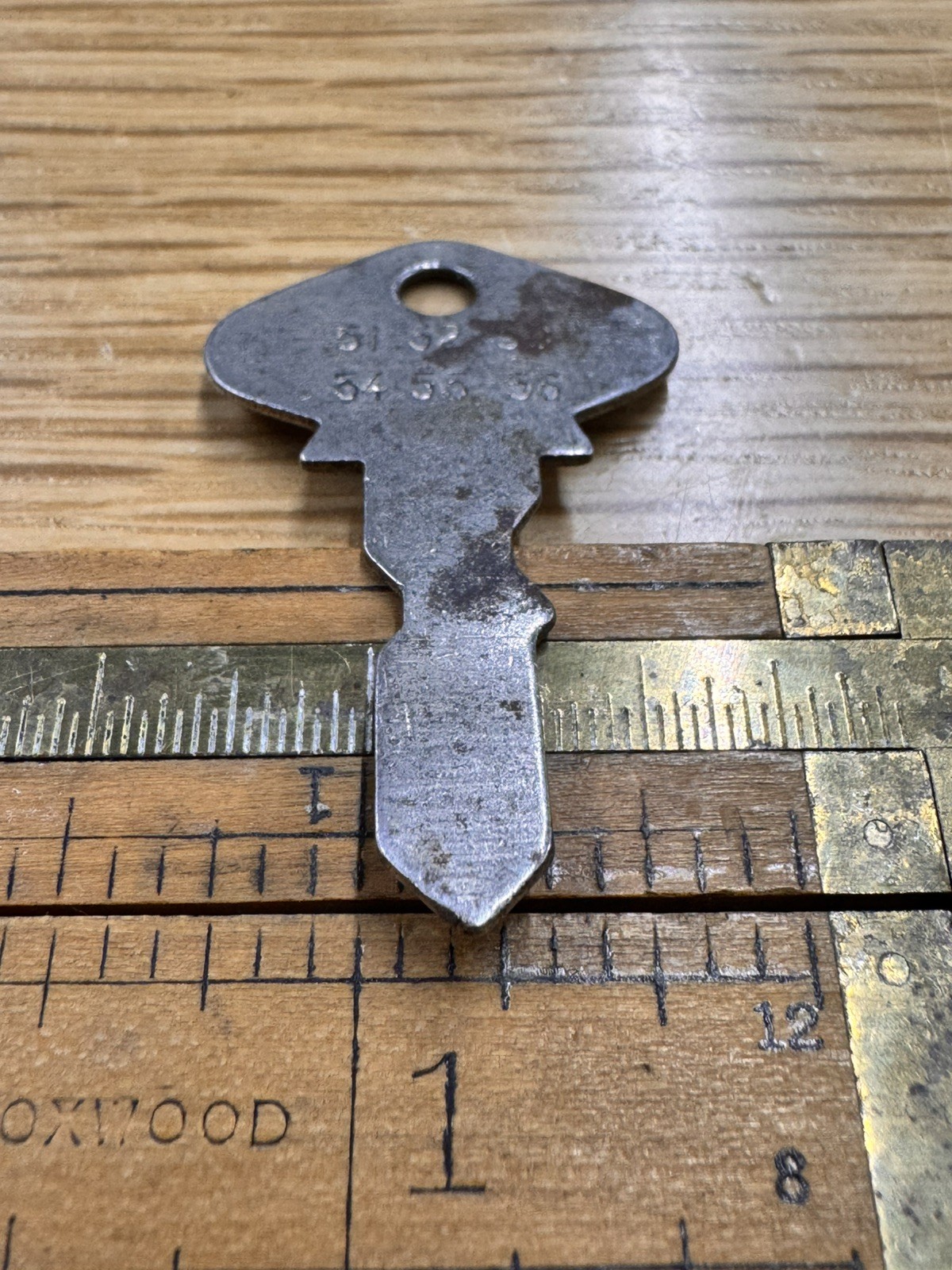 🌿 🗝️ Vintage Ford Model T Ignition dealer Key # 51-56 Coil Switch Antique
