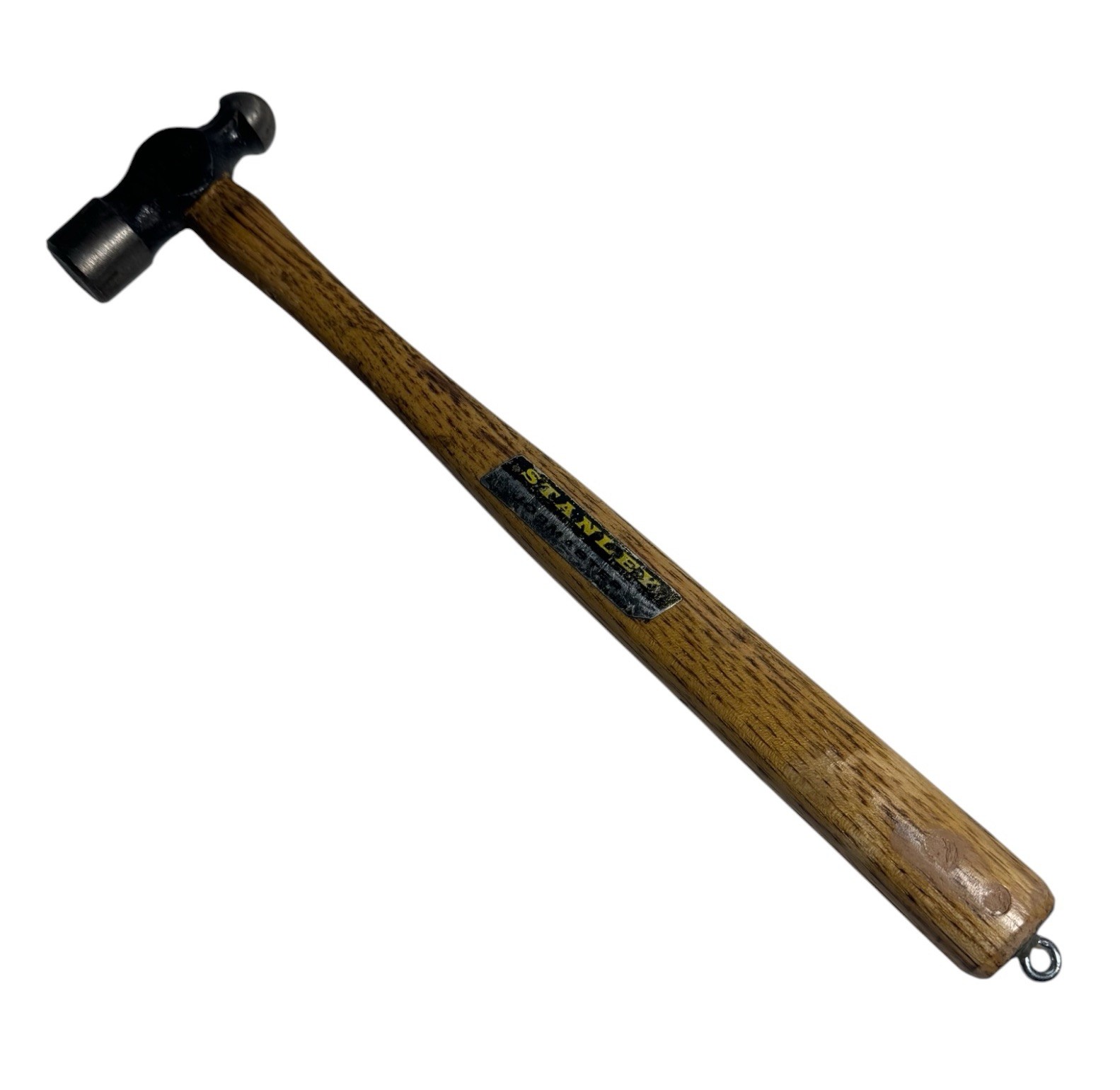 VINTAGE STANLEY USA 4oz SMALL BALL PEEN HAMMER ORIGINAL WOOD HANDLE
