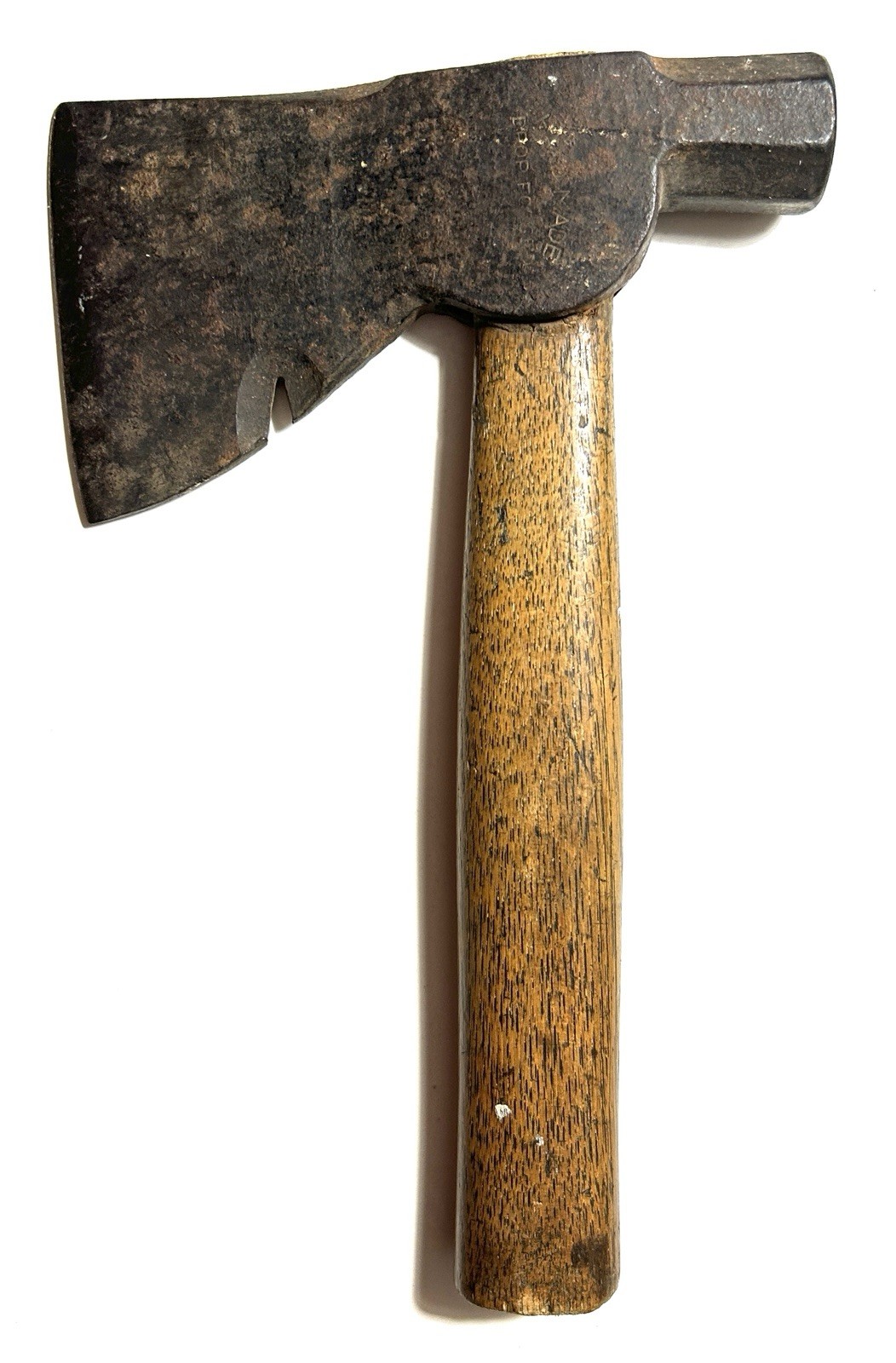 Vintage Handmade Drop Forged 10” Hatchet ~ Antique Plumb Half Axe Head