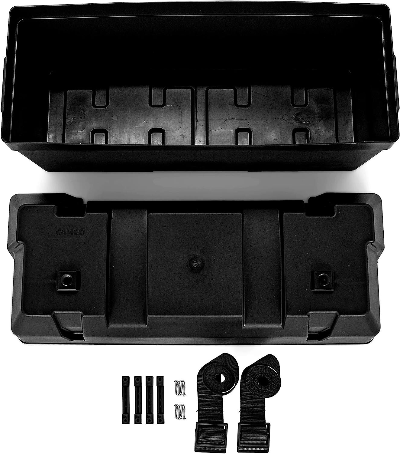 Double Battery Box,Safely Stores Rv,Automotive,Marine Battery,Corrosionresilien
