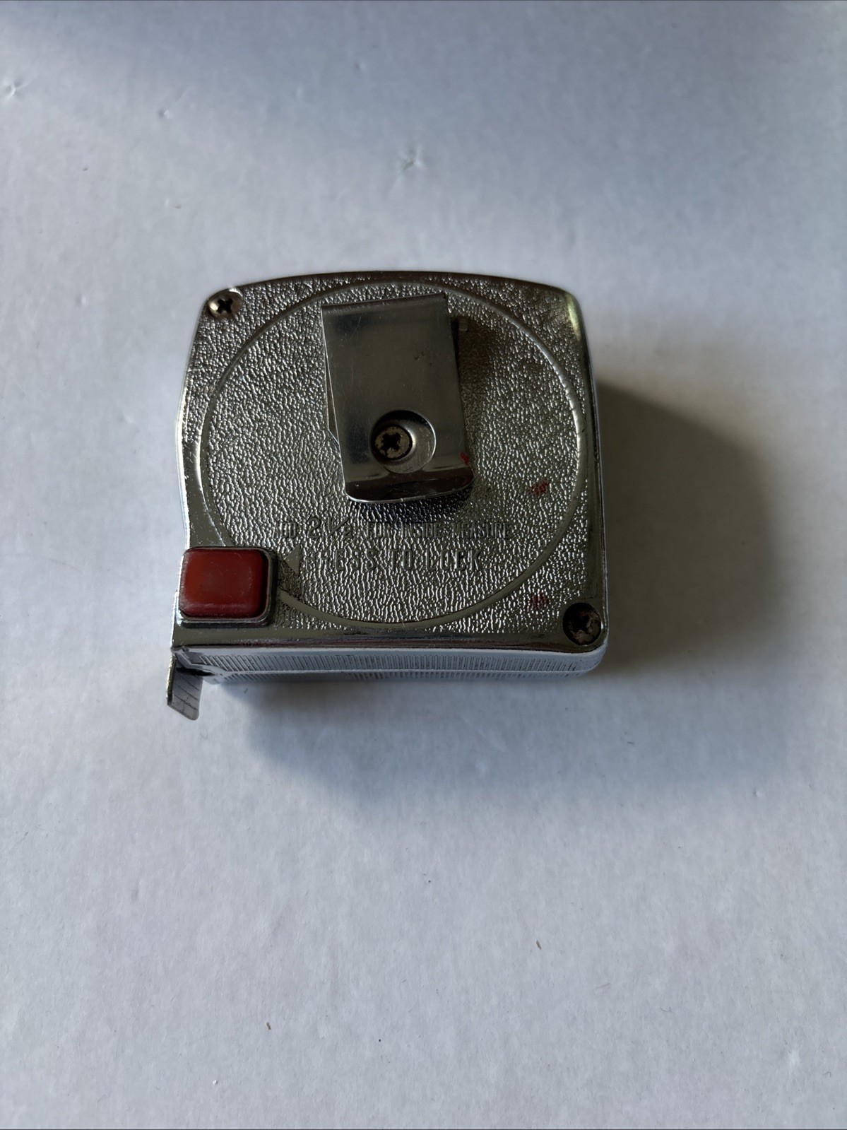 SEARS CRAFTSMAN Vintage 20 FT Tape Measure 39217 USA Locking Red Button