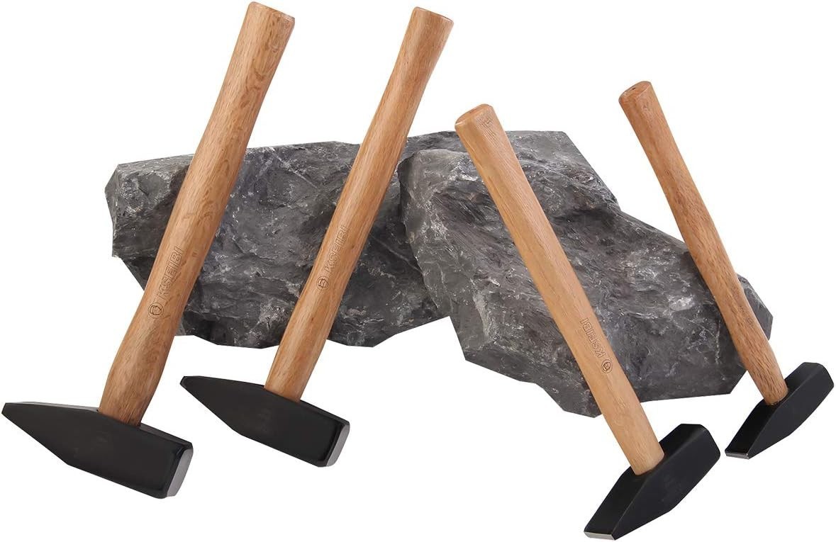 Expert Machinist Hammer – 1.10 lb Forged Steel with Wooden Grip, Precision Tool